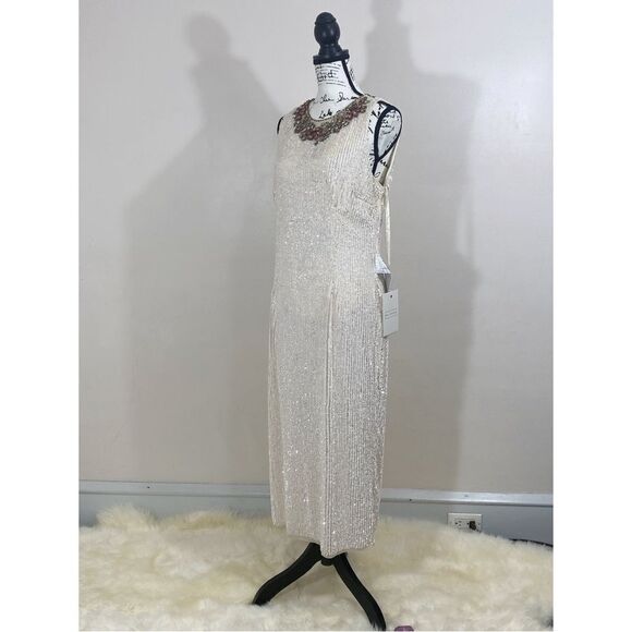 Mac Duggal Jeweled Neck Sequin Sleeveless Dress size 12 - Picture 4 of 11